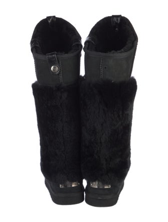 Australia Luxe Collective Suede Fur Trim Boots