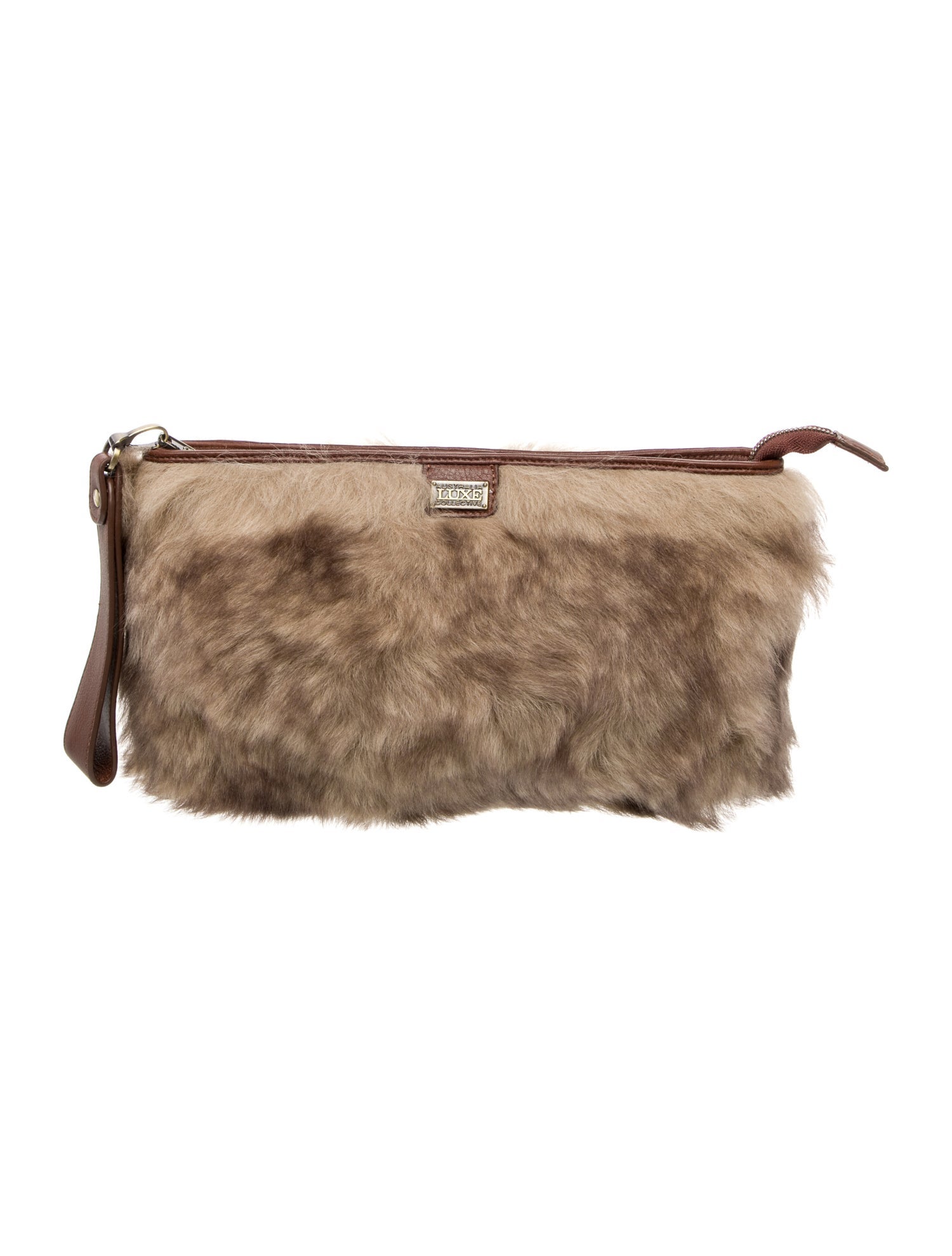 Australia Luxe Collective Faux Fur Clutch