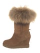 Australia Luxe Collective Suede Fur Trim Boots