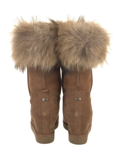 Australia Luxe Collective Suede Fur Trim Boots