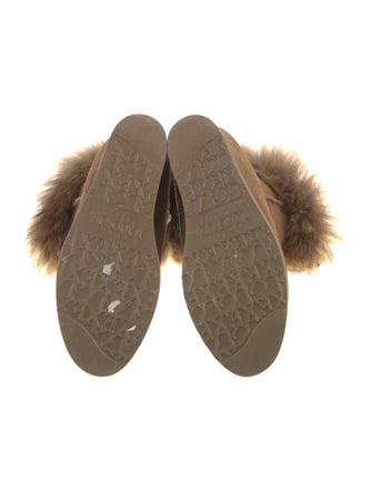 Australia Luxe Collective Suede Fur Trim Boots