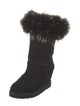 Australia Luxe Collective Suede Fur Trim Boots