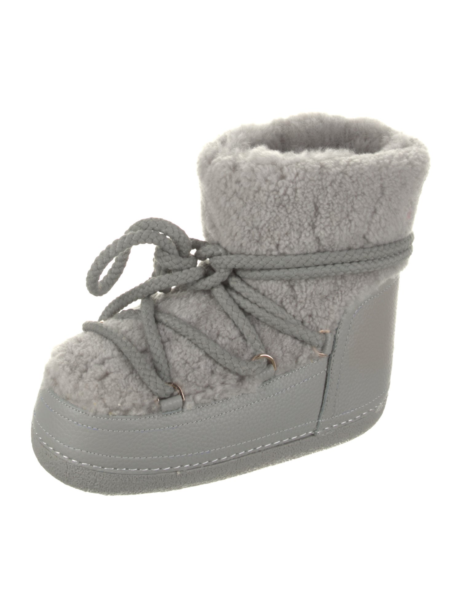 Australia Luxe Collective Fur Printed Lace-Up Boots