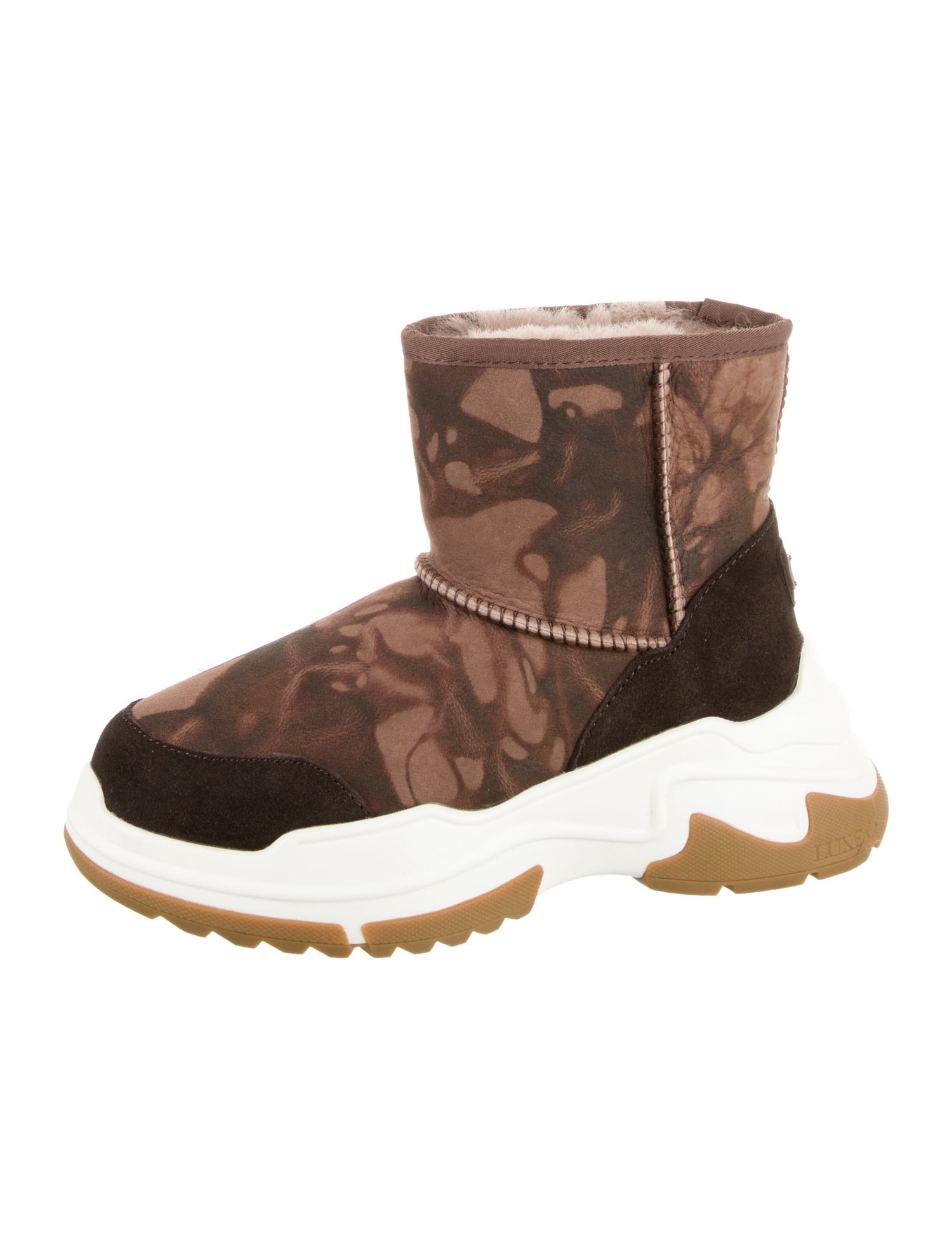 Australia Luxe Collective Leather Floral Print Boots