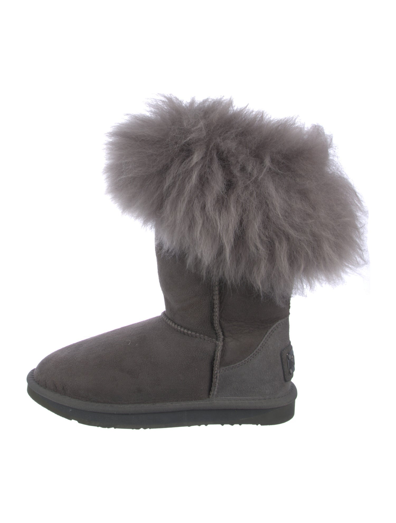 Australia Luxe Collective Suede Fur Trim Boots