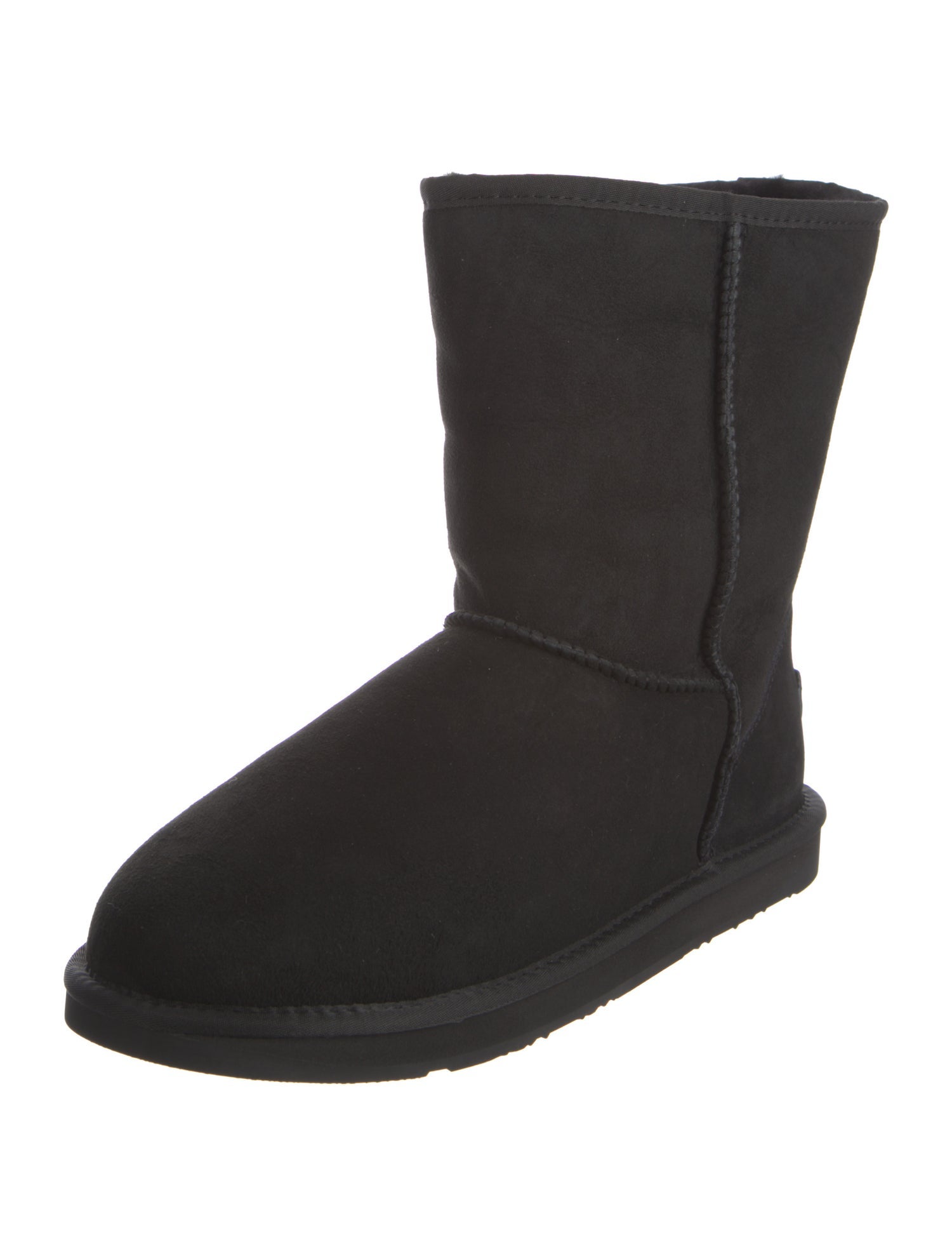 Australia Luxe Collective Suede Fur Trim Snow Boots