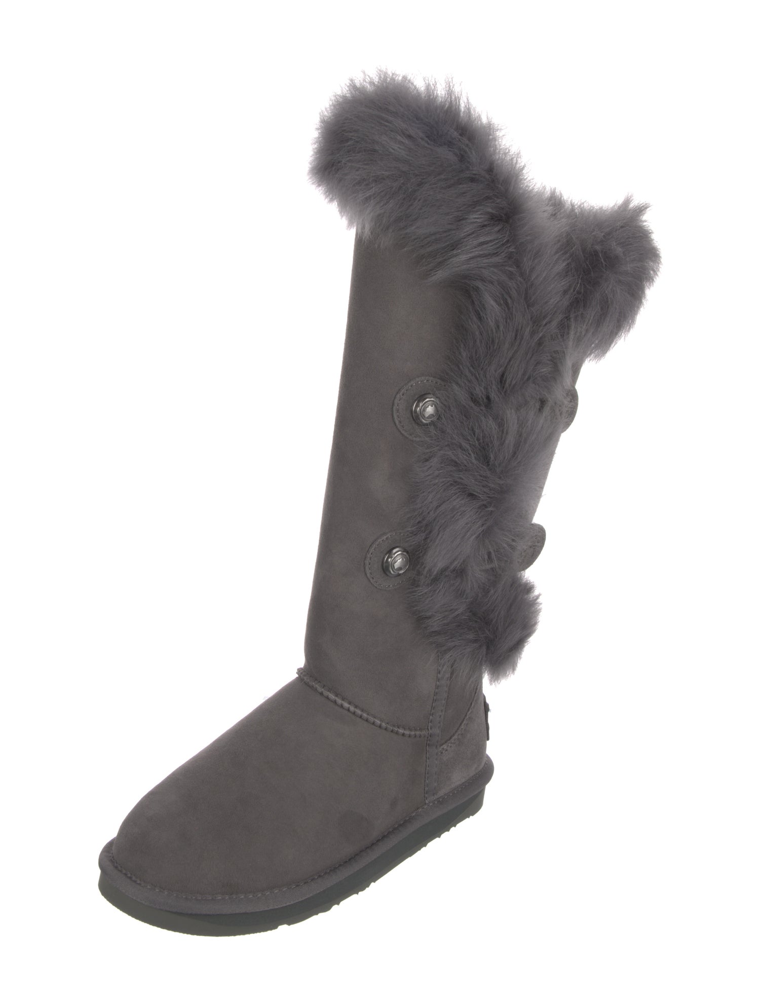 Australia Luxe Collective Suede Fur Trim Boots