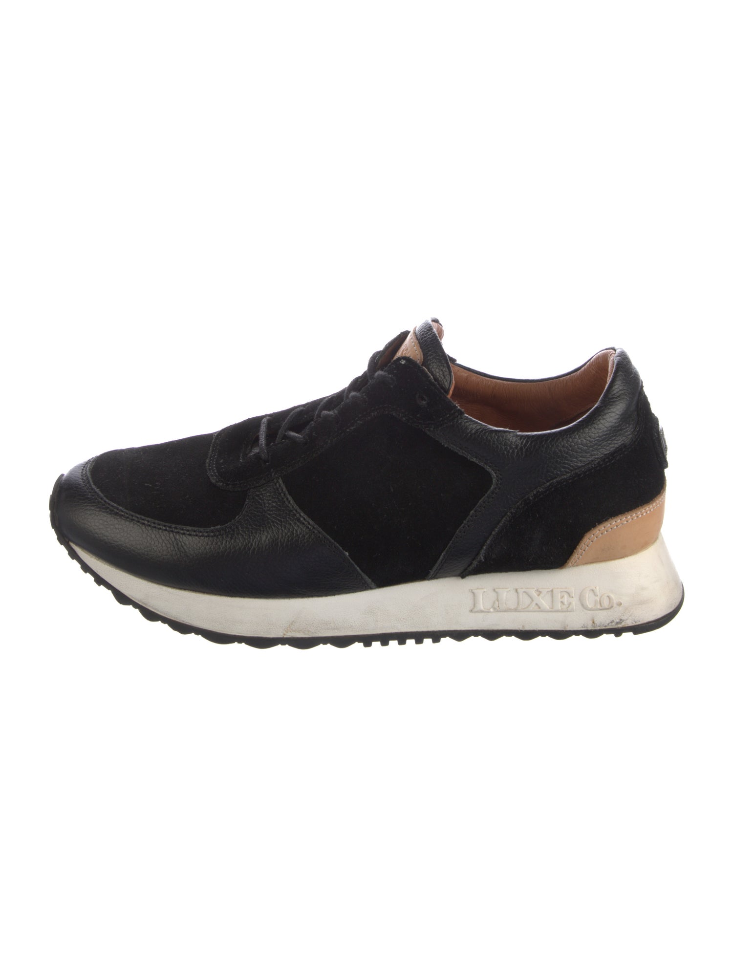 Australia Luxe Collective Suede Leather Trim Embellishment Athletic Sneakers