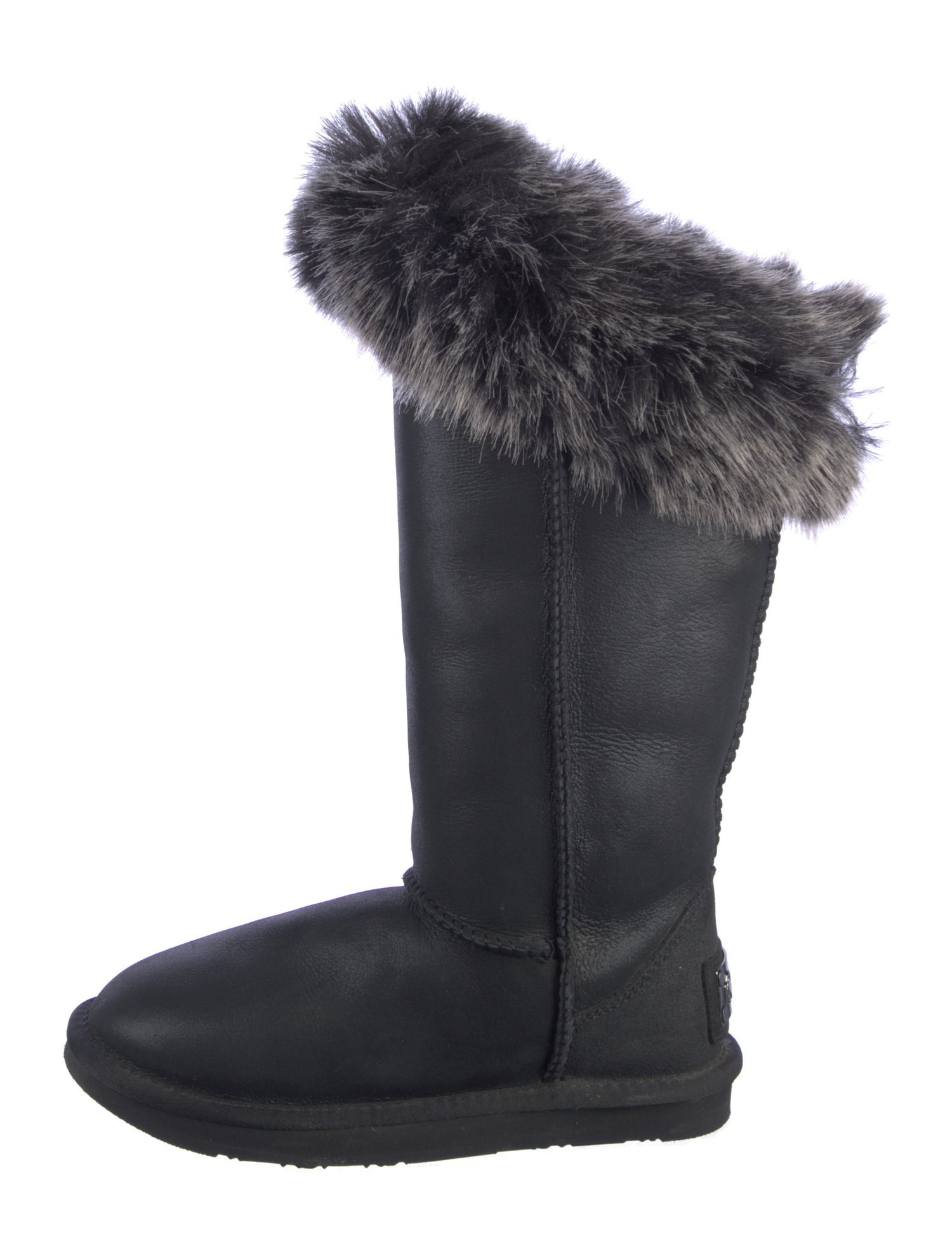 Australia Luxe Collective Suede Fur Trim Boots