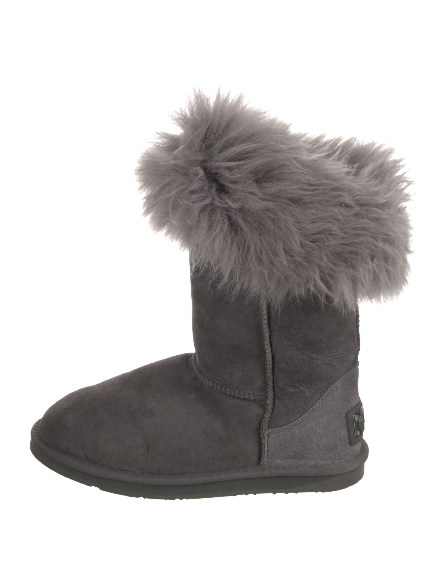 Australia Luxe Collective Suede Fur Trim Boots