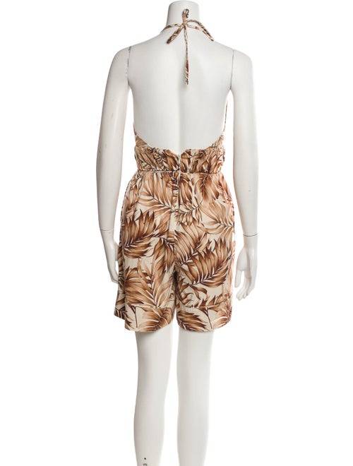 Autumn Adeigbo Printed Halterneck Romper