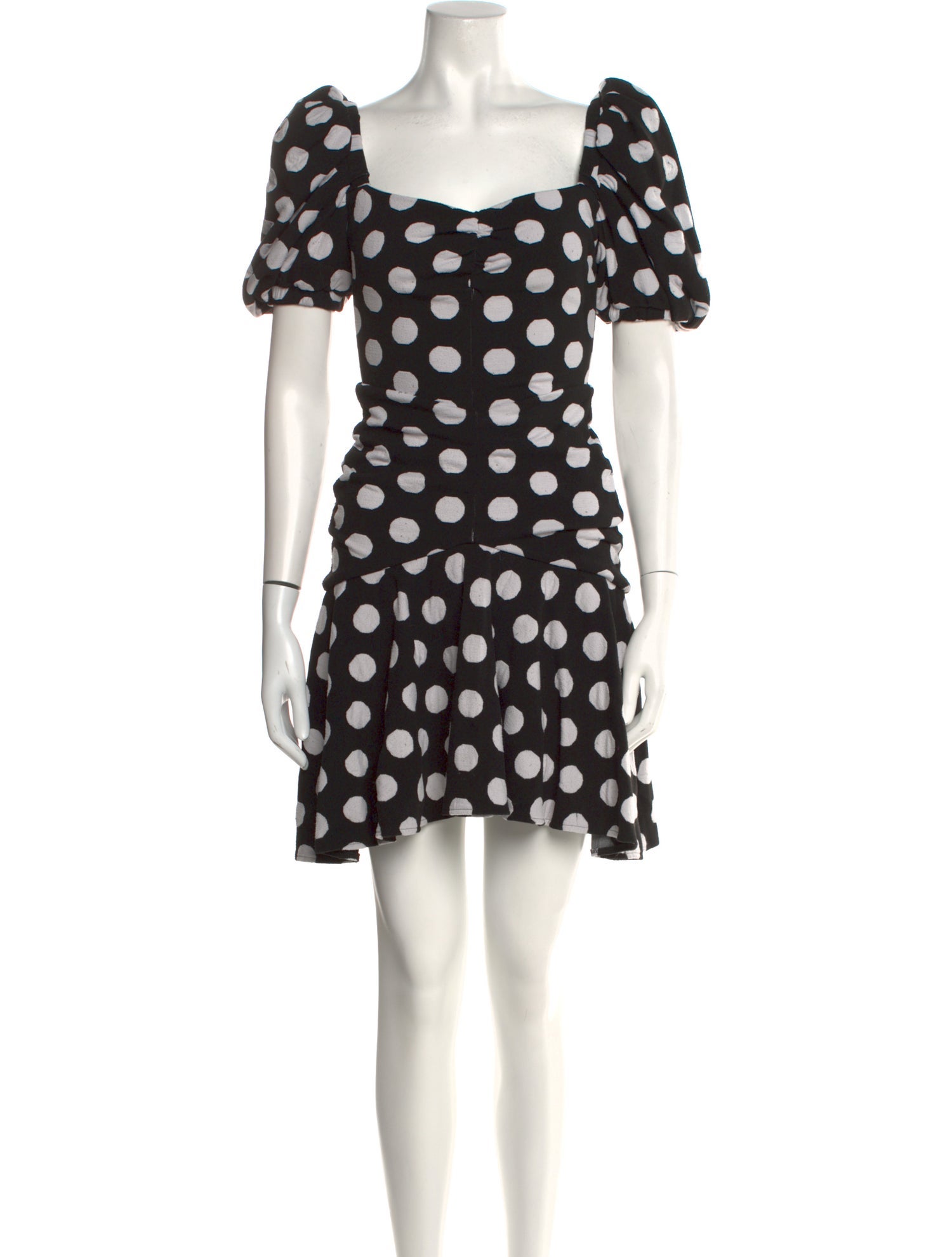 Autumn Adeigbo Polka Dot Print Mini Dress