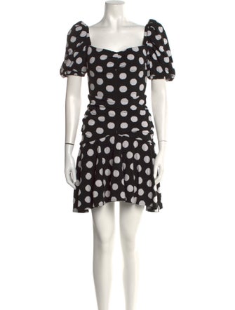 Autumn Adeigbo Polka Dot Print Mini Dress