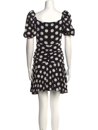 Autumn Adeigbo Polka Dot Print Mini Dress