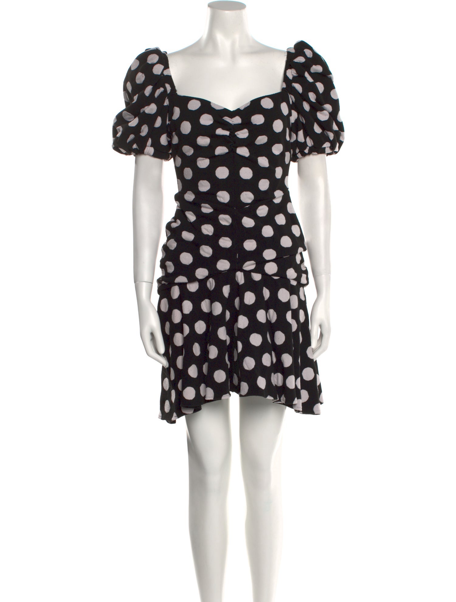 Autumn Adeigbo Polka Dot Print Mini Dress