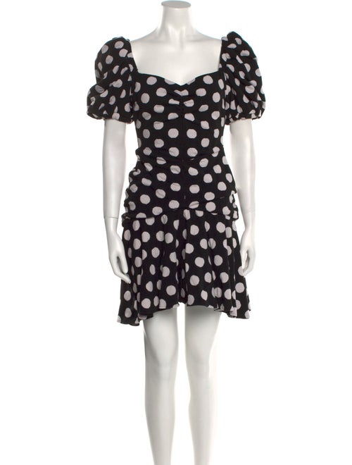 Autumn Adeigbo Polka Dot Print Mini Dress