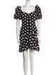 Autumn Adeigbo Polka Dot Print Mini Dress