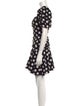 Autumn Adeigbo Polka Dot Print Mini Dress
