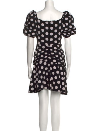 Autumn Adeigbo Polka Dot Print Mini Dress