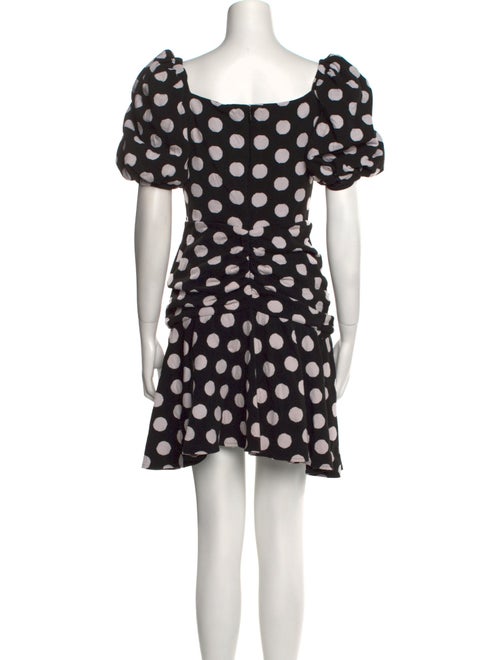 Autumn Adeigbo Polka Dot Print Mini Dress
