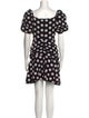 Autumn Adeigbo Polka Dot Print Mini Dress
