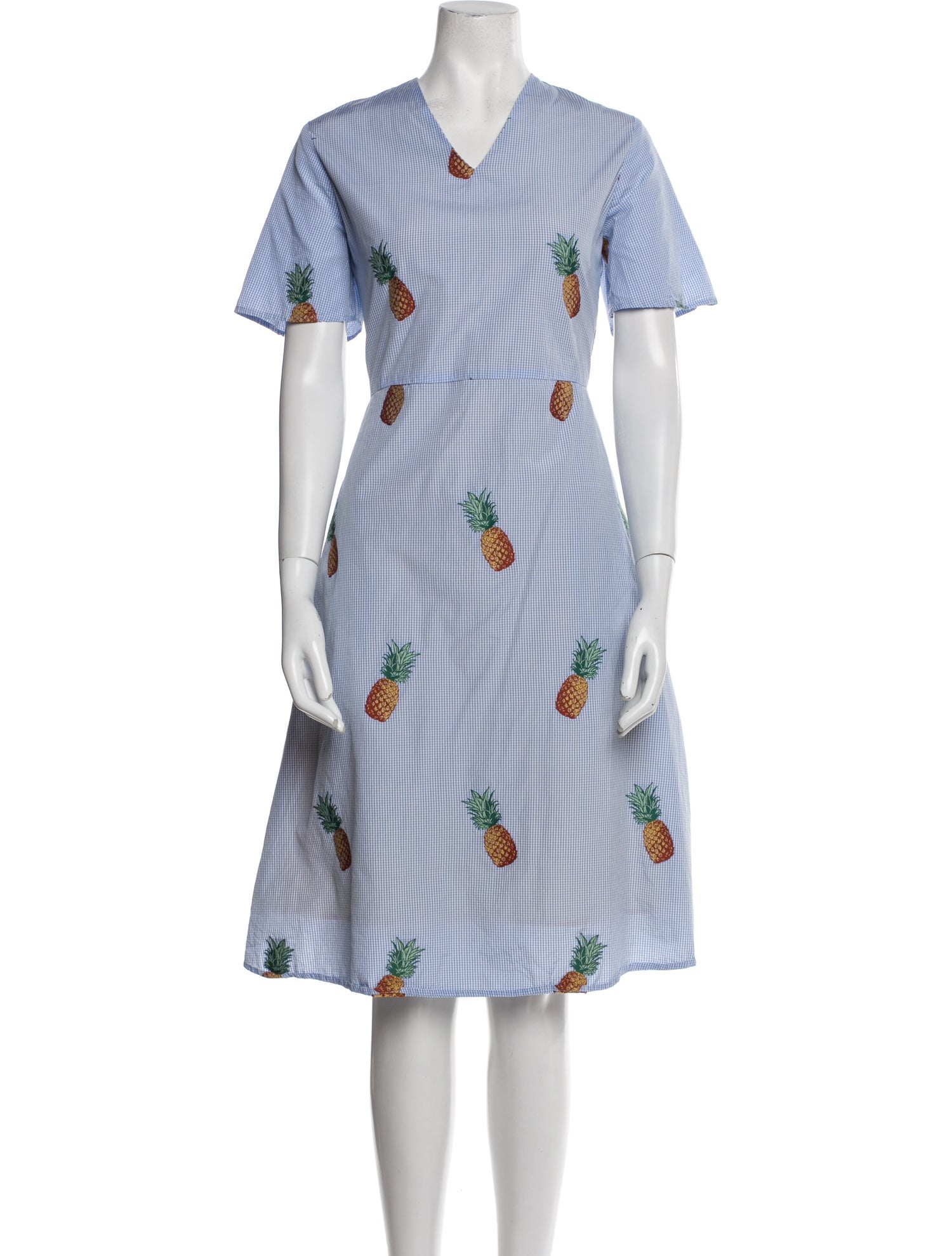 Autumn Adeigbo Printed Midi Length Dress