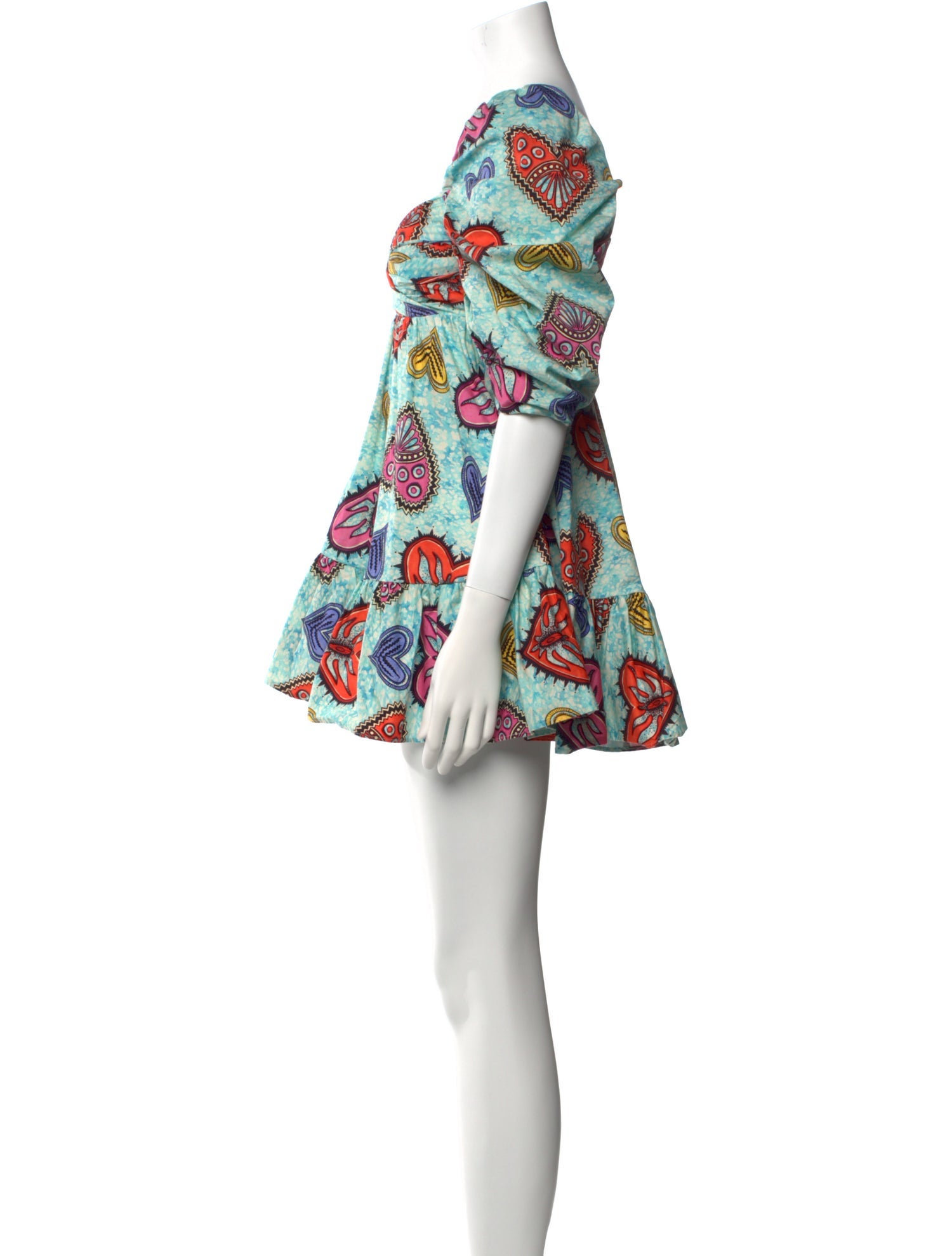 Autumn Adeigbo Printed Mini Dress