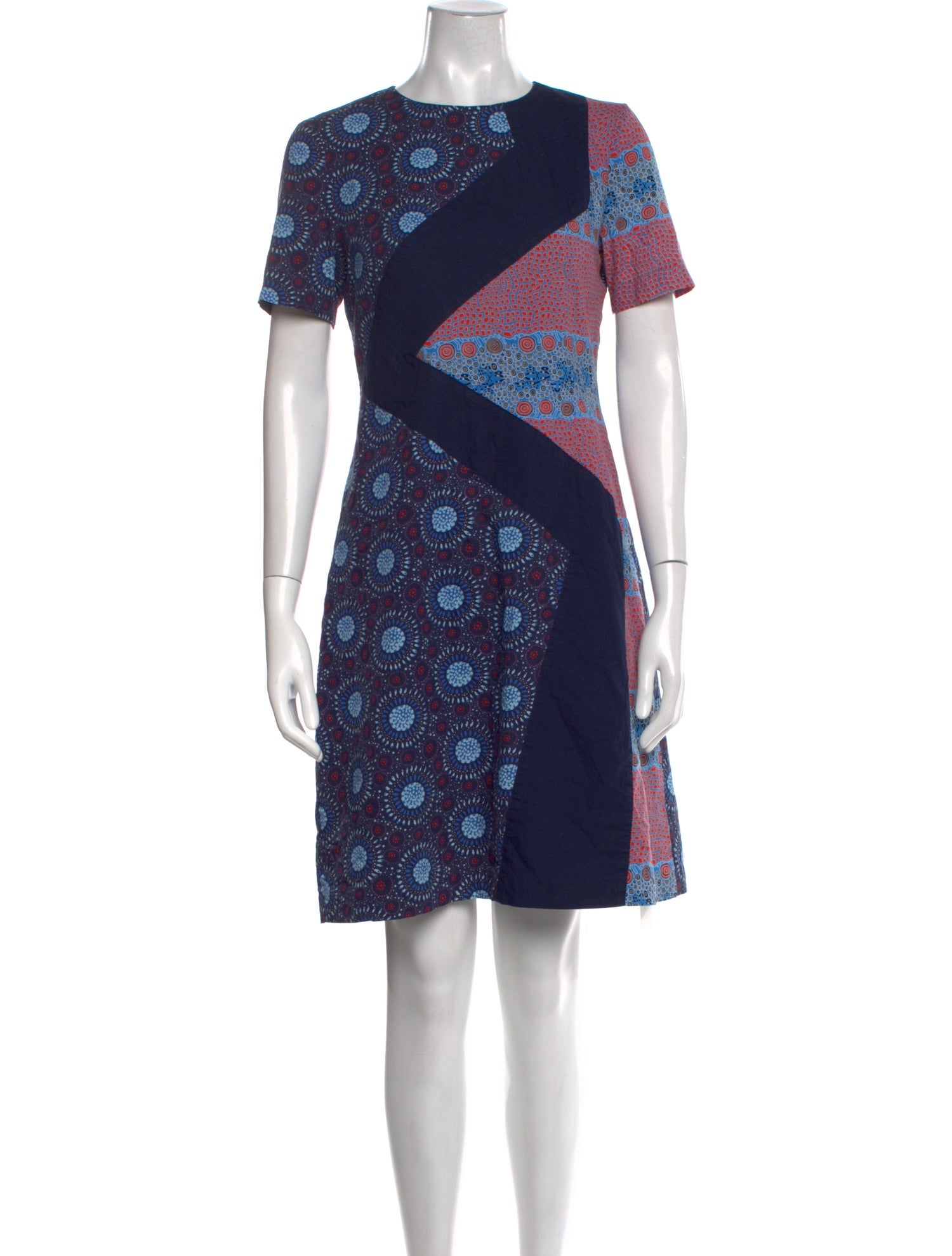Autumn Adeigbo Printed Knee-Length Dress