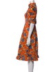 Autumn Adeigbo Floral Print Knee-Length Dress