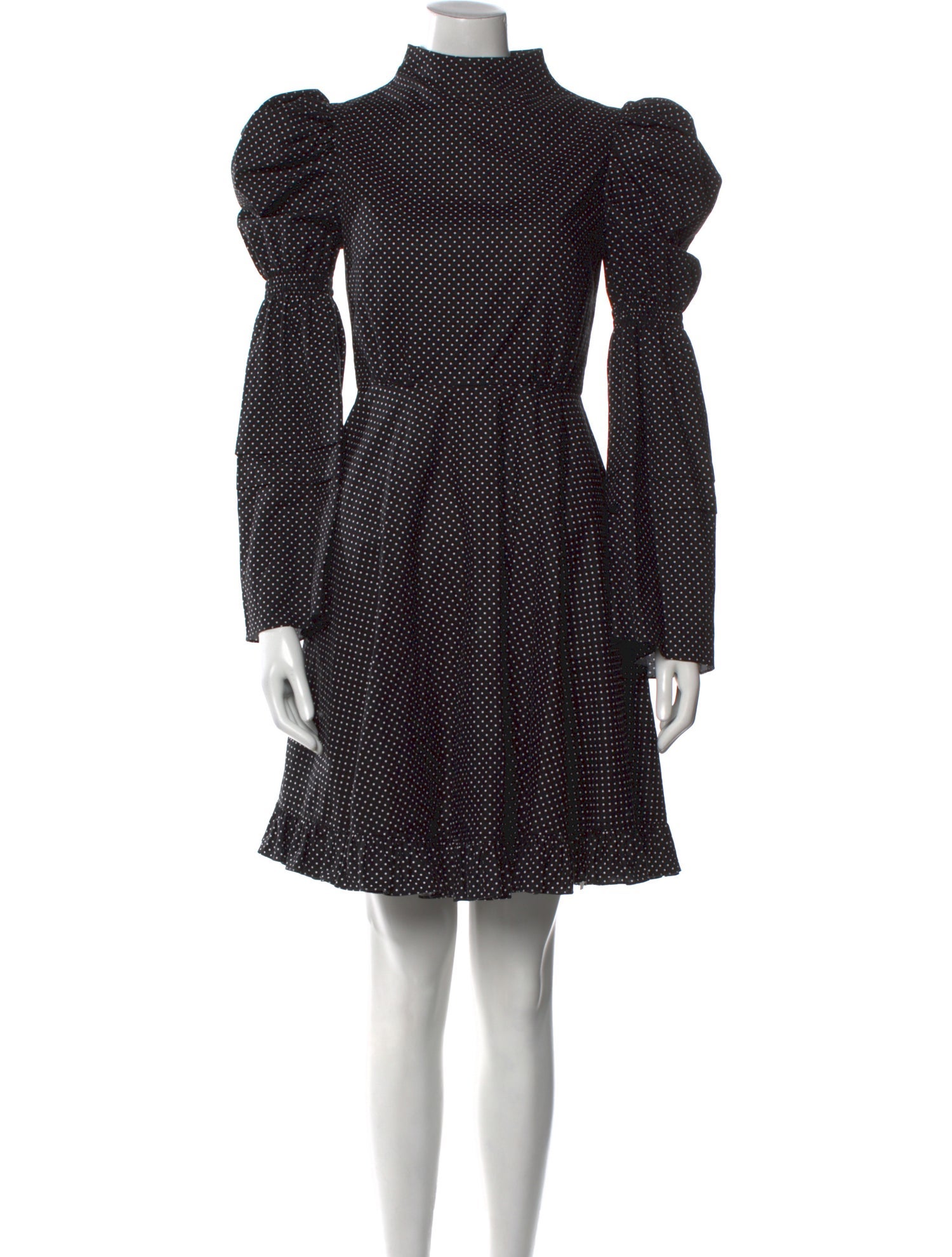 Autumn Adeigbo Polka Dot Print Knee-Length Dress