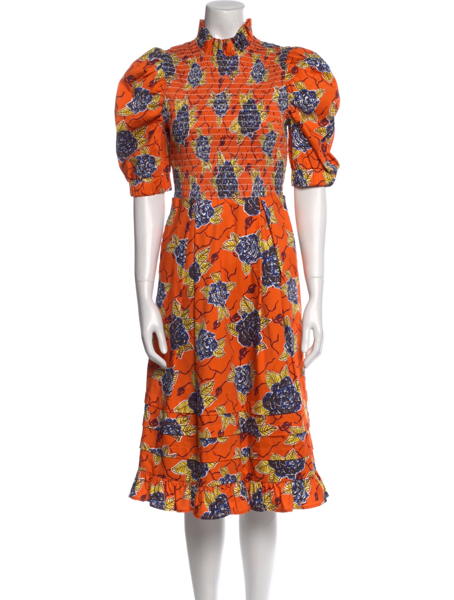 Autumn Adeigbo Floral Print Mini Dress