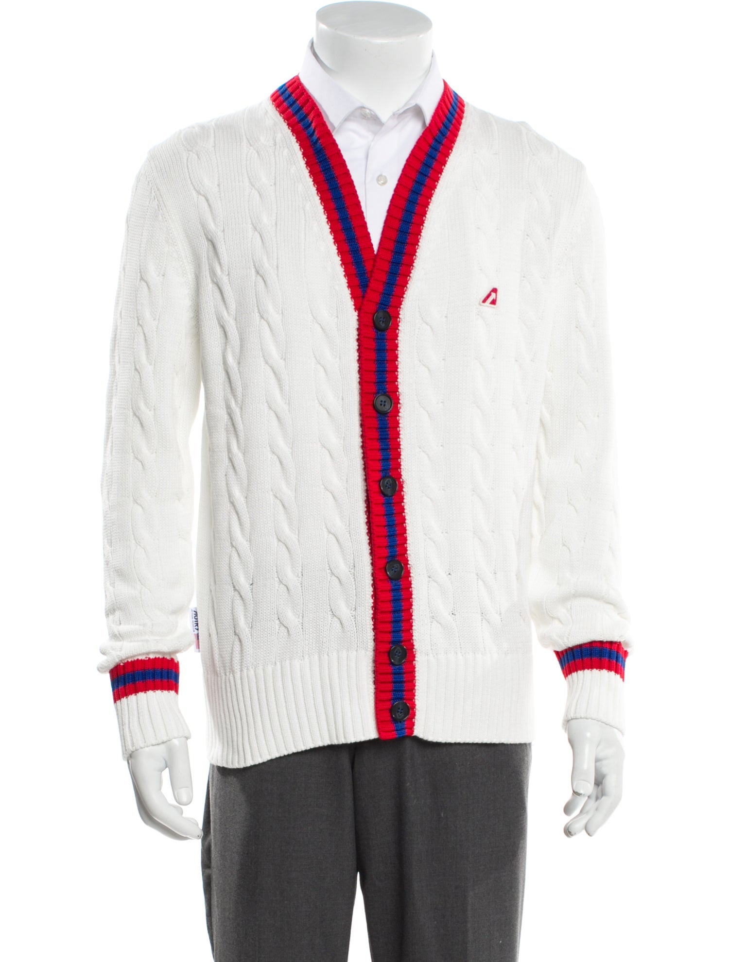 Autry Striped V-Neck Cardigan w/ Tags