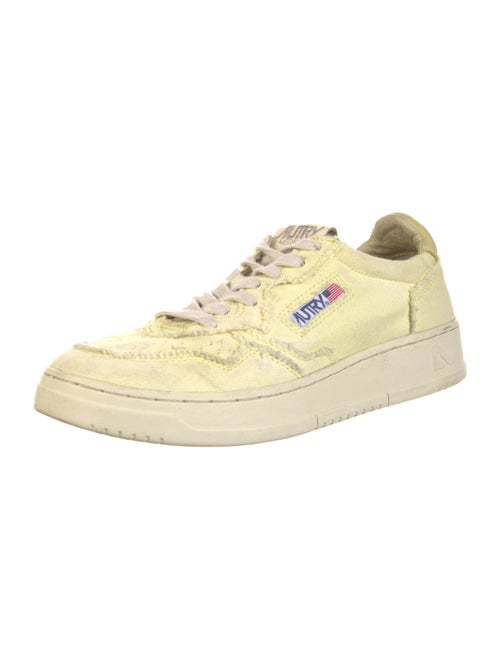 Autry Canvas Embroidered Accent Sneakers