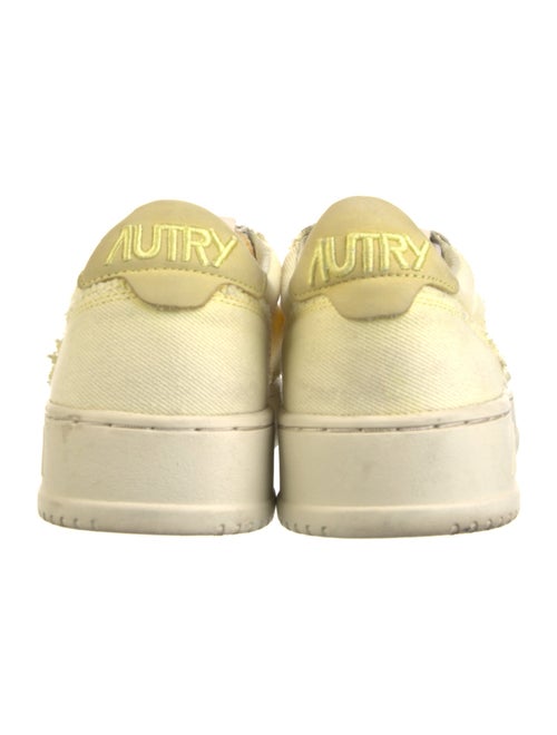 Autry Canvas Embroidered Accent Sneakers
