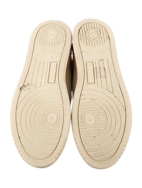 Autry Leather Colorblock Pattern Sneakers