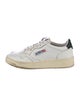 Autry Leather Colorblock Pattern Sneakers