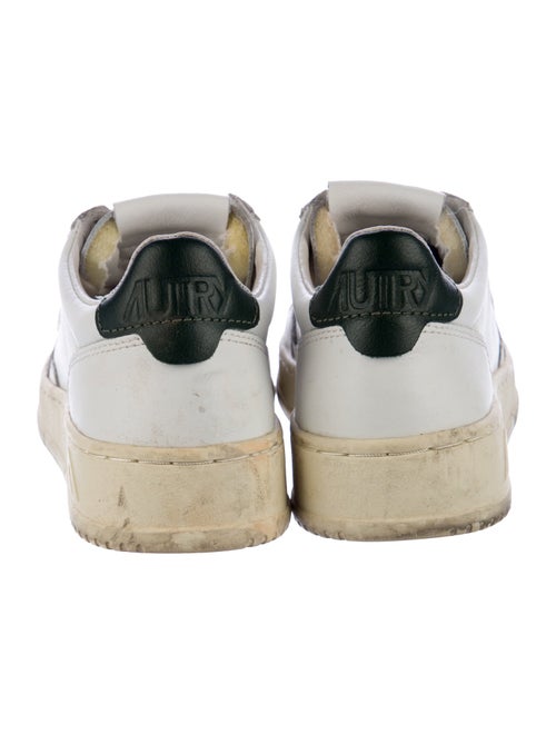 Autry Leather Colorblock Pattern Sneakers