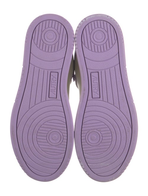 Autry Leather Colorblock Pattern Sneakers