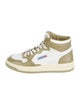 Autry Leather Colorblock Pattern Sneakers