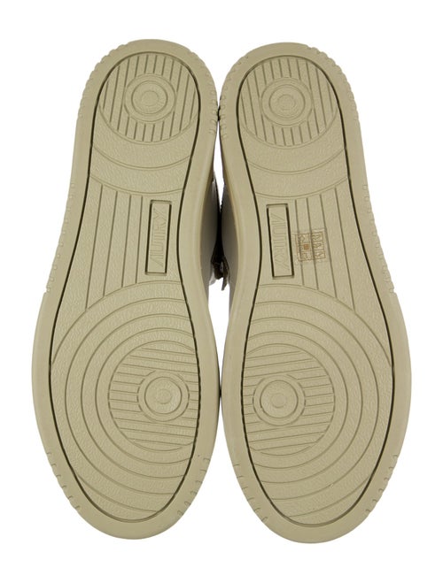 Autry Leather Colorblock Pattern Sneakers