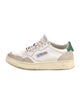Autry Leather Colorblock Pattern Sneakers