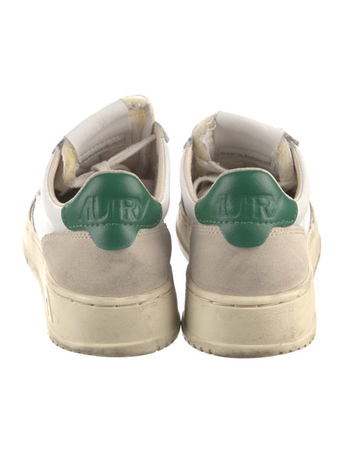 Autry Leather Colorblock Pattern Sneakers