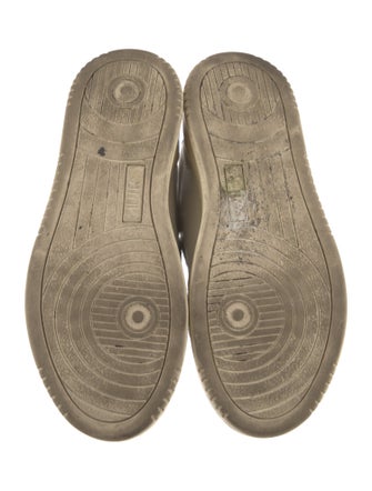 Autry Leather Colorblock Pattern Sneakers