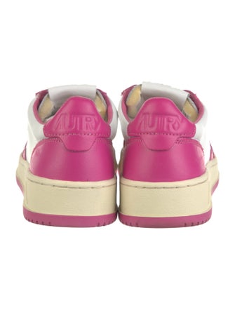 Autry Leather Colorblock Pattern Sneakers