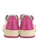 Autry Leather Colorblock Pattern Sneakers