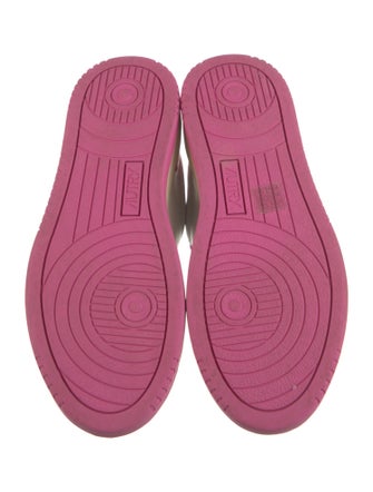 Autry Leather Colorblock Pattern Sneakers