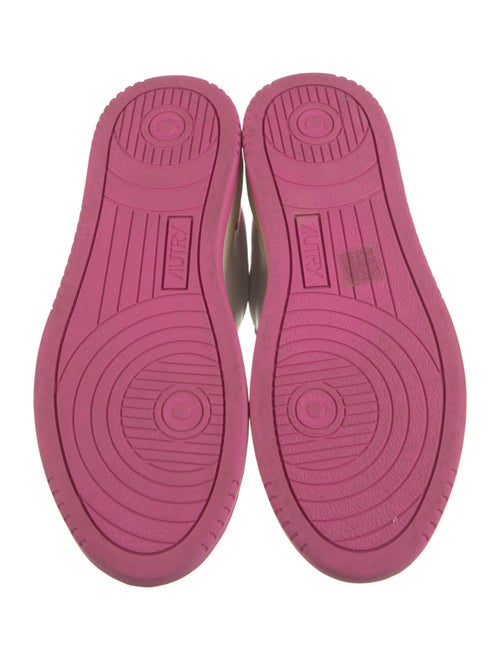 Autry Leather Colorblock Pattern Sneakers