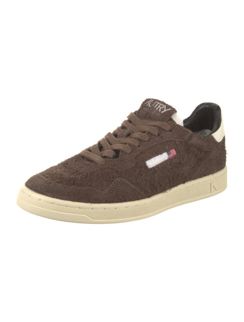Autry Suede Colorblock Pattern Sneakers