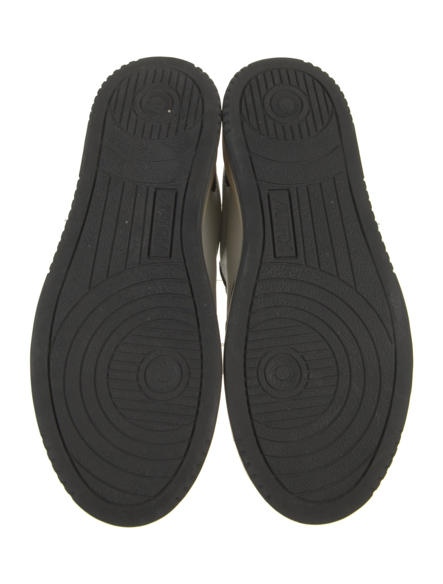 Autry Leather Colorblock Pattern Sneakers