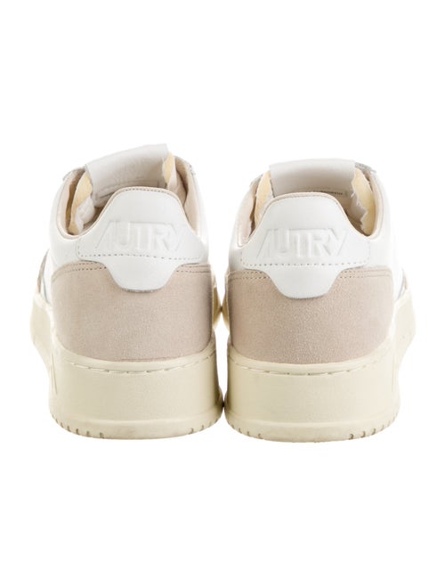 Autry Leather Colorblock Pattern Sneakers